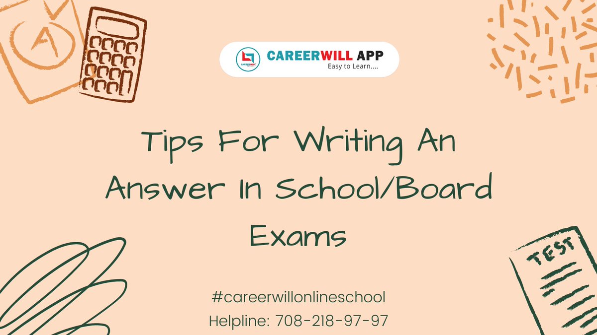 CareerwillS's tweet photo. As exams of the students in class 9th and 10th are approaching, we, at #careerwillonlineschool brings you some 𝐢𝐦𝐩𝐨𝐫𝐭𝐚𝐧𝐭 𝐭𝐢𝐩𝐬 𝐚𝐧𝐝 𝐭𝐫𝐢𝐜𝐤𝐬 to remember 𝐝𝐮𝐫𝐢𝐧𝐠 𝐞𝐱𝐚𝐦𝐬
@careerwillapp
#onlinecourses #onlineclasses #onlinelearning #careerwillonlineschol https://t.co/C548jF1BbT