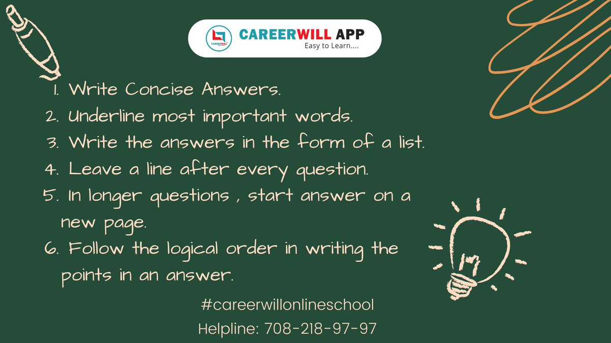 CareerwillS's tweet photo. As exams of the students in class 9th and 10th are approaching, we, at #careerwillonlineschool brings you some 𝐢𝐦𝐩𝐨𝐫𝐭𝐚𝐧𝐭 𝐭𝐢𝐩𝐬 𝐚𝐧𝐝 𝐭𝐫𝐢𝐜𝐤𝐬 to remember 𝐝𝐮𝐫𝐢𝐧𝐠 𝐞𝐱𝐚𝐦𝐬
@careerwillapp
#onlinecourses #onlineclasses #onlinelearning #careerwillonlineschol https://t.co/C548jF1BbT