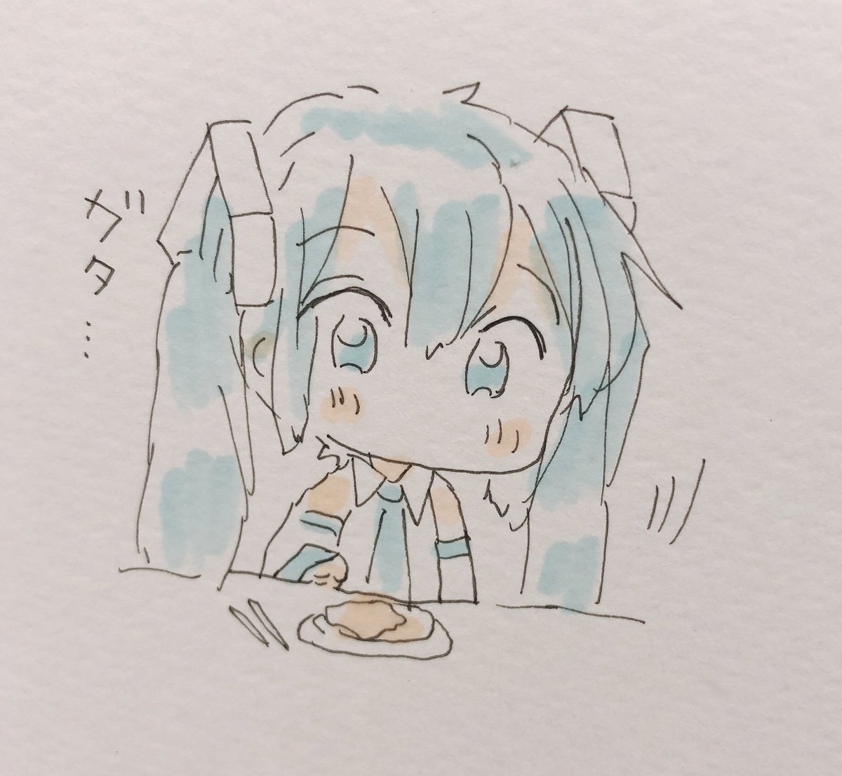 初音ミク 「こないだの次男ハイライト
一回立って踊る 」|sakiのイラスト