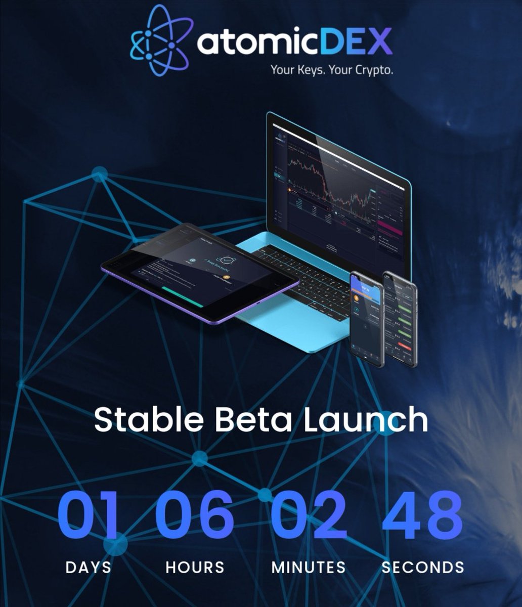Something big is coming this way...

30 hours countdown....
Are you ready for true #Decentralization and real #DEX?

atomicdex.io

#atomicdex <a href="/AtomicDEX/">AtomicDEX ➡️ Komodo Wallet 🦎</a> 
#BTCZ #BITCOINZ $BTCZ
#KMD <a href="/KomodoPlatform/">🦎 Komodo</a> 
#CryptocurrencyNews 
#cryptocurrency #altcoin 
#blockchain