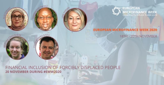 VisionFund's tweet photo. Catch up on a great discussion at #EMW2020 on #financialinclusion of forcibly displaced people - a summary and recording featuring VisionFund's #refugeefinance work in #Uganda, now available from @e_MFP : https://t.co/GjBjsbSNO4 https://t.co/PsNTRRFB4P