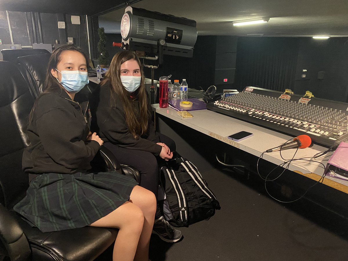 AssumptionDrama's tweet photo. A little sneak peek of what tech is working on for the show! They’ve worked so hard and it’s really starting to come together! Opening night is only a week and a day away! Make sure to get your tickets! 💚 https://t.co/jlNXil5ioD