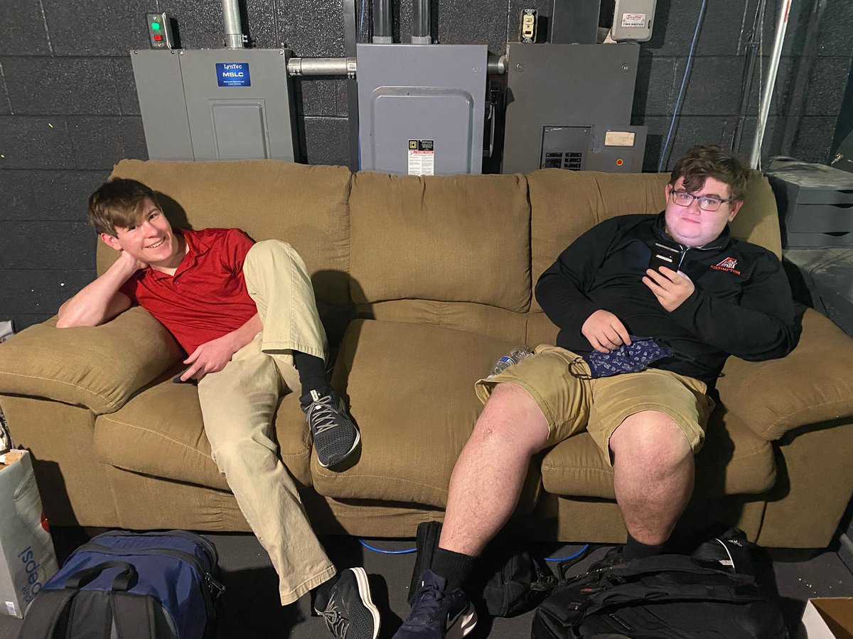 AssumptionDrama's tweet photo. A little sneak peek of what tech is working on for the show! They’ve worked so hard and it’s really starting to come together! Opening night is only a week and a day away! Make sure to get your tickets! 💚 https://t.co/jlNXil5ioD
