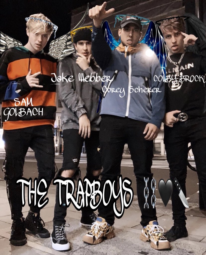ColbysKnuckles1's tweet image. So I honestly just got bored and made this the other night 😂 @ItsCoreyScherer @JakeWebber9 @ColbyBrock @SamGolbach #trapboys #traphouse #SamAndColby