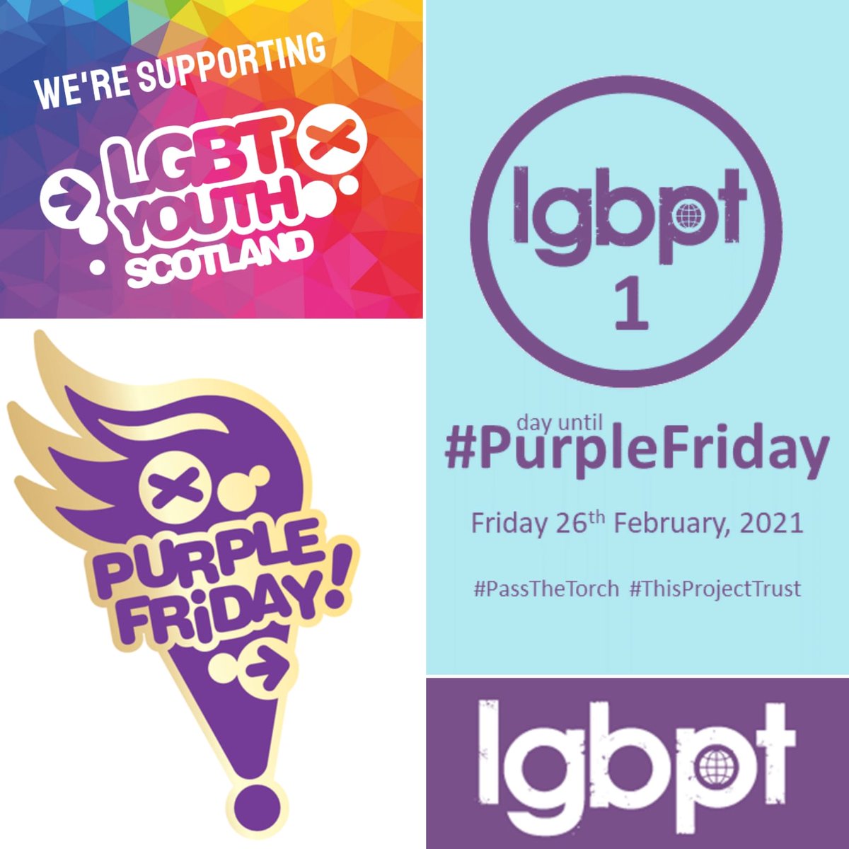 ProjectTrustUK's tweet photo. 💜 One Day to Go: Check back for news on Purple Friday about action Project Trust is taking with @LGBTYS to help make #Scotland the best place for #LGBTI young people to grow up.
Celebrate diversity. Support #PurpleFriday.
This? #ThisIsProjectTrust
#ThursdayVibes https://t.co/c5141IgMIM