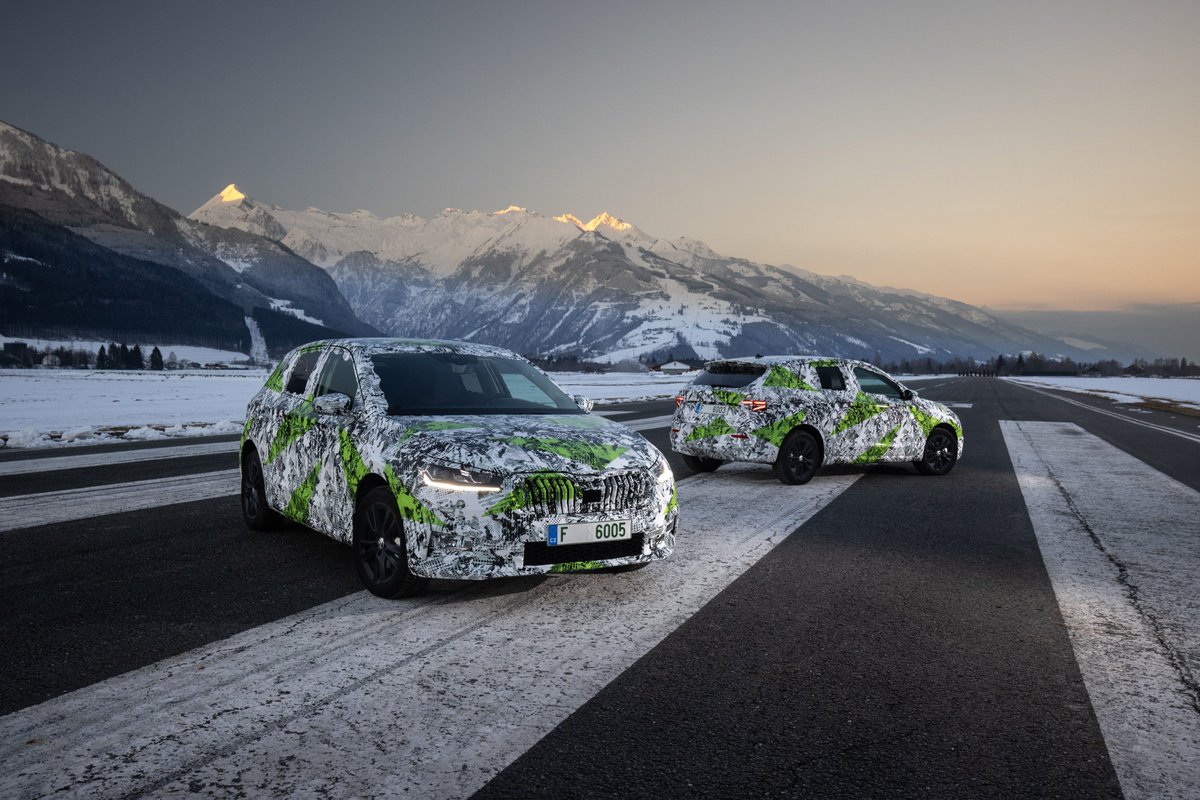 Martin_Preusker's tweet photo. The new #SkodaFabia is bigger, sportier &amp; even safer.
#SKODA presents the fourth generation 22 years after the #FABIA’s debut.
While still under wraps, some important details of the popular small car have now been revealed – take a look!
https://t.co/biEcfADqTj https://t.co/Zf3Vc5DiD2