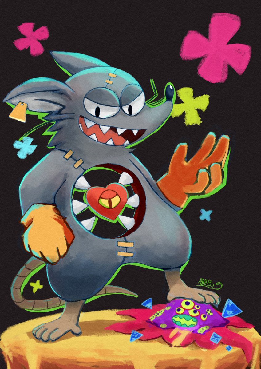 「MAD RAT!! 」|朧烏のイラスト