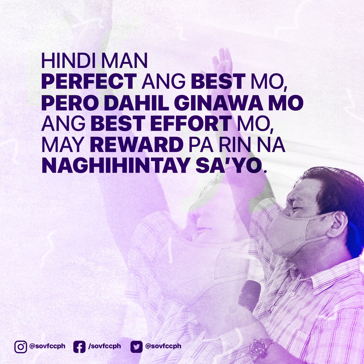 sovfccph's tweet photo. Doing our best effort always melts the heart of God. Don’t stop! Keep pushing! He sees what’s in your heart! Keep doing your best! 🔥 We serve because we love! Let everything we do be motivated with the love we have for God. His love makes the passion come out of us.❤️ https://t.co/ngXbnXpCJv