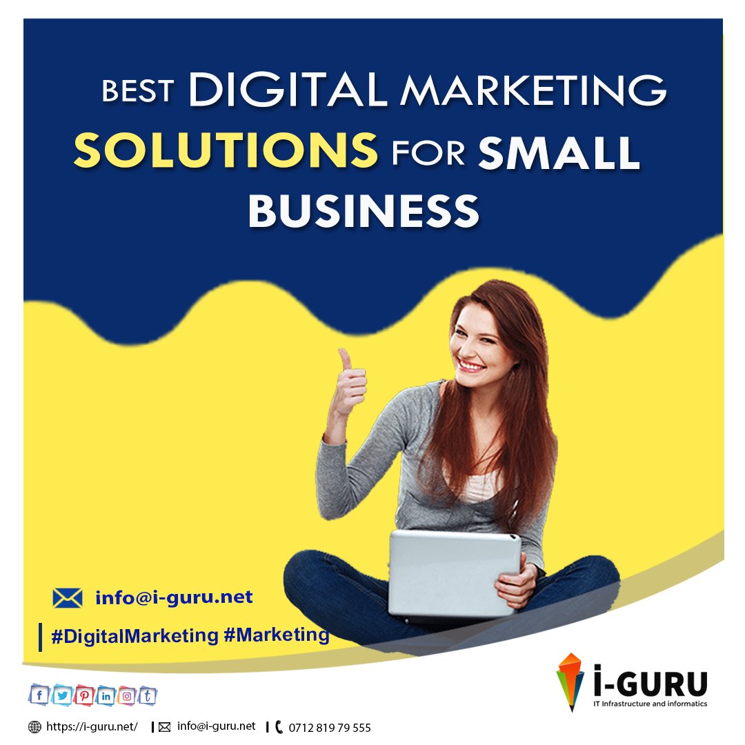 iguruinfra's tweet photo. BEST DIGITAL MARKETING
SOLUTIONS FOR SMALL BUSINESS
Contact us: - +44 330 001 5347, info@i-guru.net
Visit:- https://t.co/ET1Zi8Mxuz
#DigitalMarketing #Marketing https://t.co/8y49mb3O3V