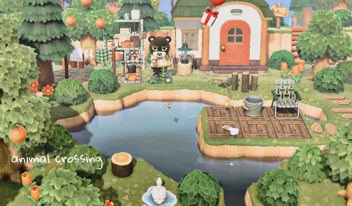 ムーさんとジャコテンくんはご近所さんです🏕🌱
#AnimalCrossing