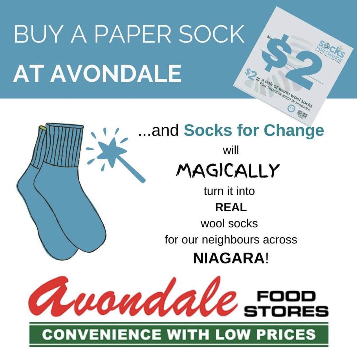 Socks for Change tweet media