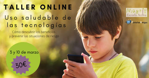 MayritActiva's tweet photo. TALLER ONLINE - USO SALUDABLE DE LAS TECNOLOGÍAS

👉🏻 3 y 10 de marzo
🕖 de 19:00 a 20:30
➡️ 30€
✨¡PLAZAS LIMITADAS!✨
🔗 Inscripción: https://t.co/WkuUwzcu4B 👈🏼 https://t.co/ZxXD4pg1Oj