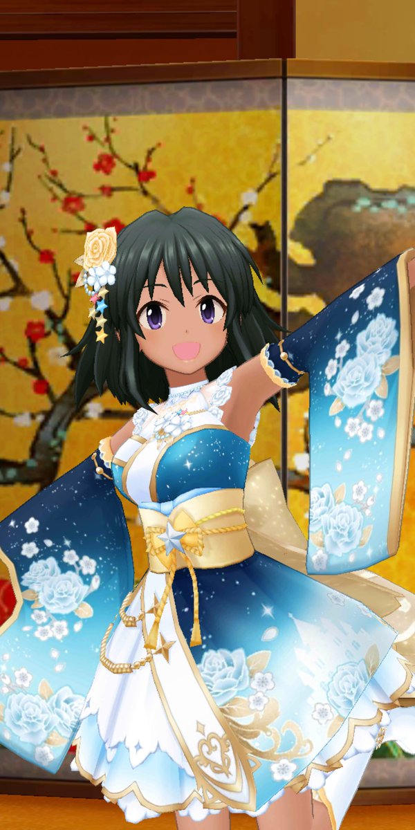 なたりあんてな デレステ 昨年のカウントダウンliveで入手できたハピネス エールの衣装チケットが スターピース5個と交換できるようになりました ナターリアが歌唱しているwish You Happiness をはじめとした和風の曲にぴったりな衣装なので