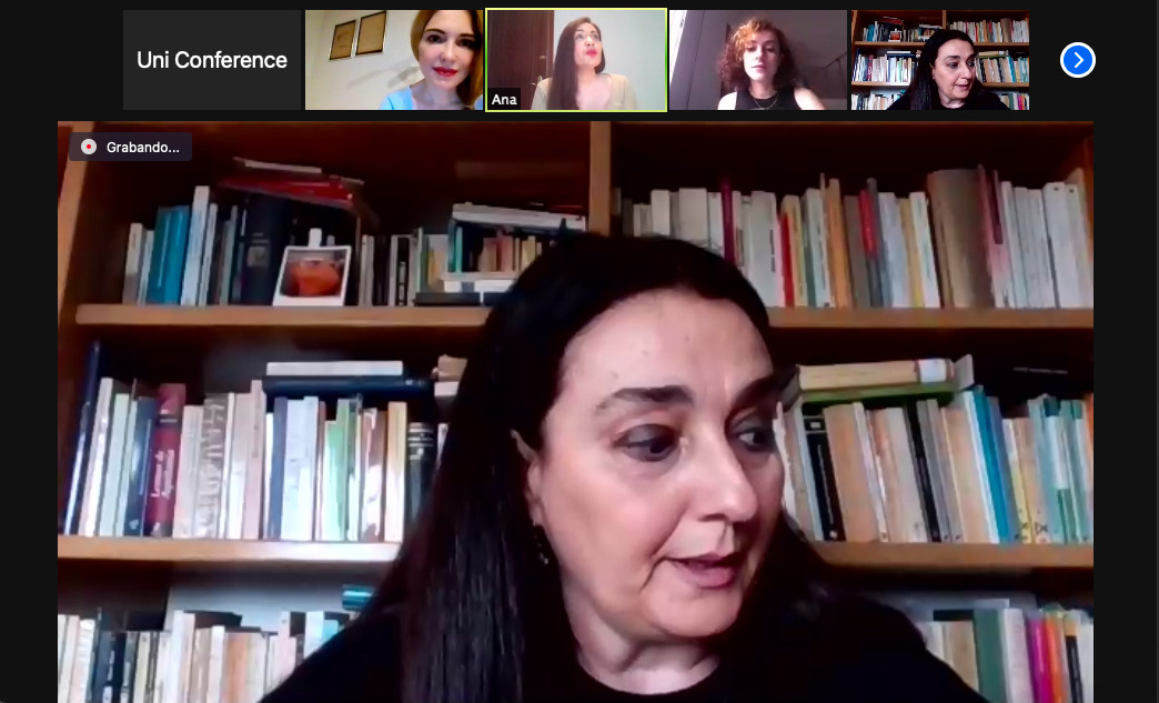 CGendercom's tweet photo. Una mesa sobre música y literatura moderada por Ana Pérez Porras. ¡Fenomenal debate! Sin duda buena oportunidad para hacer investigaciones compartidas. #Gendercom2021 https://t.co/Kk2pzvm7m6