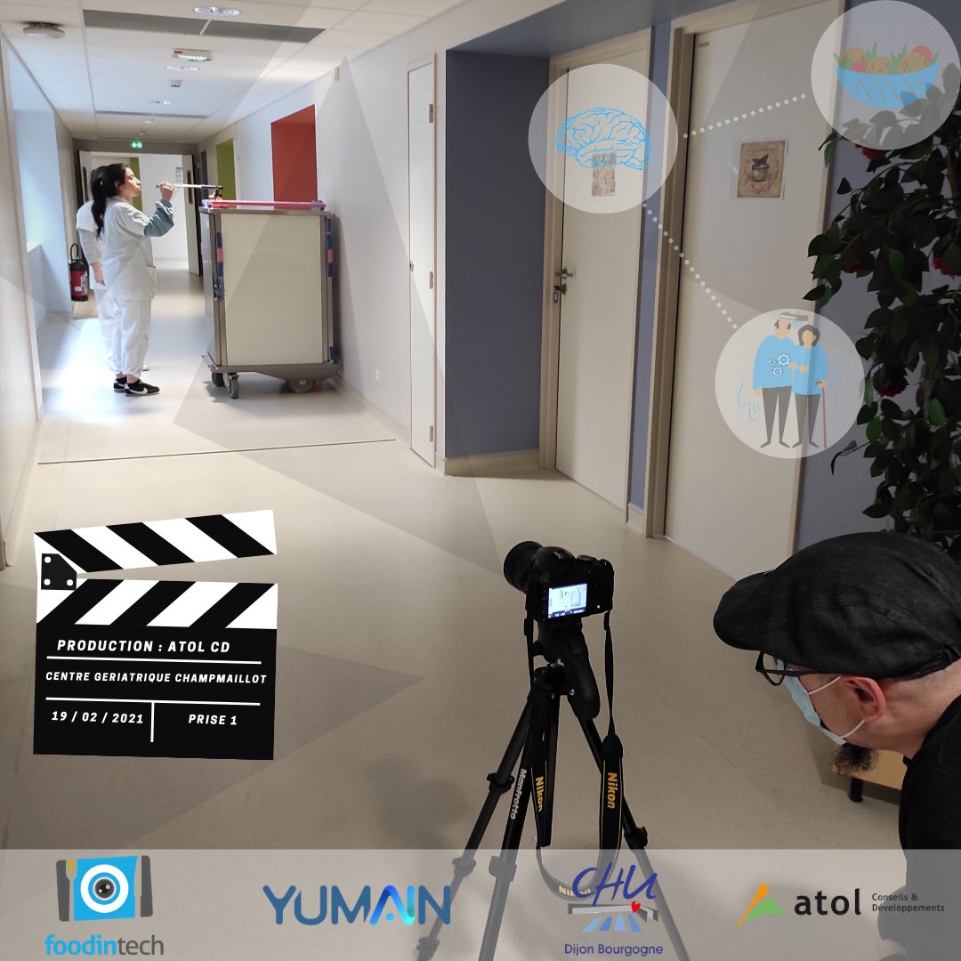 📌La semaine dernière, nous étions au CHU Dijon pour réaliser une vidéo - démonstration de #foodintech🥗une application innovante pour lutter contre la dénutrition dans les établissements de santé🏥▶️A venir sur notre chaîne YouTube ! <a href="/charles_juhel/">Charles Juhel</a>