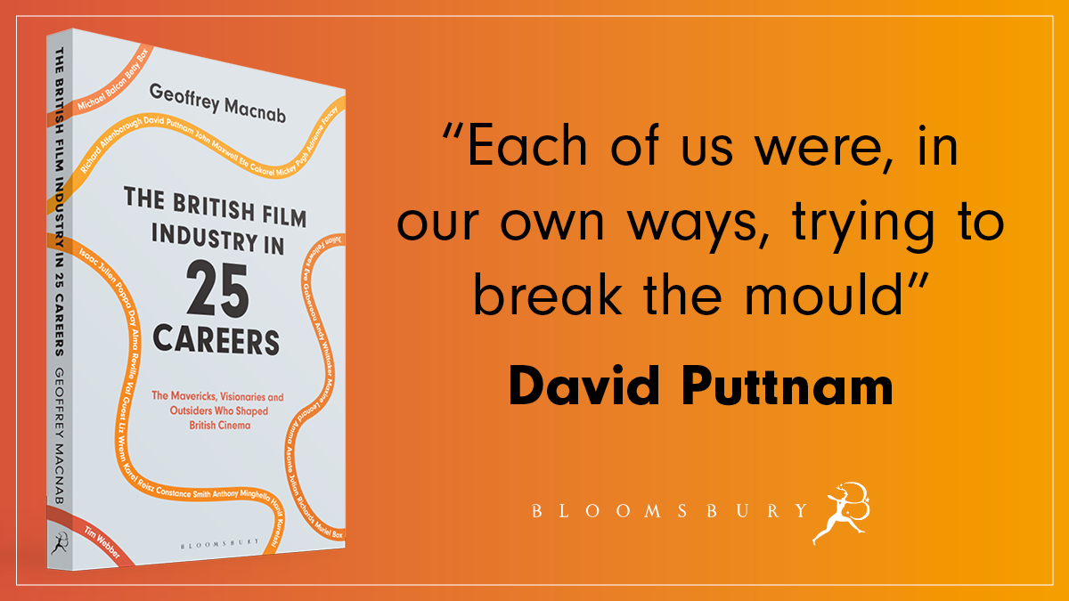 DPuttnam's tweet image. Out now! Uncover the history of British film, told through the stories of 25 individuals who overcame barriers of race, class and gender to shape the industry as we know it - Geoffrey Macnab’s new The British Film Industry in 25 Careers bit.ly/3urgLHW @BloomsburyBooks
