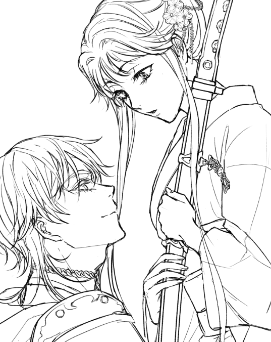 途中......? 