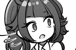 最近こんな顔の摩美々描いてるな 