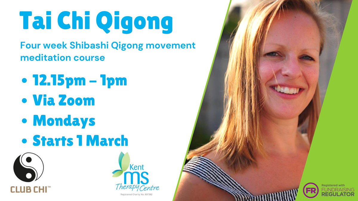 KentMSTC's tweet image. Discover the joy of movement meditation through Tai Chi Qigong. ☯️

To book click here: buytickets.at/kentmstherapyc…