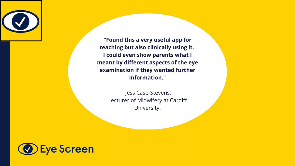 Eye Screen (@eyescreenapp) on Twitter photo Eye Screen users are loving the app so far! ✨
Rate the app and leave us your feedback on the App Store now to help us improve! <a href="/ARUmidwife/">Lindsey Rose</a> #midwifery #digitalhealth Eye Screen users are loving the app so far! ✨
Rate the app and leave us your feedback on the App Store now to help us improve! <a href="/ARUmidwife/">Lindsey Rose</a> #midwifery #digitalhealth