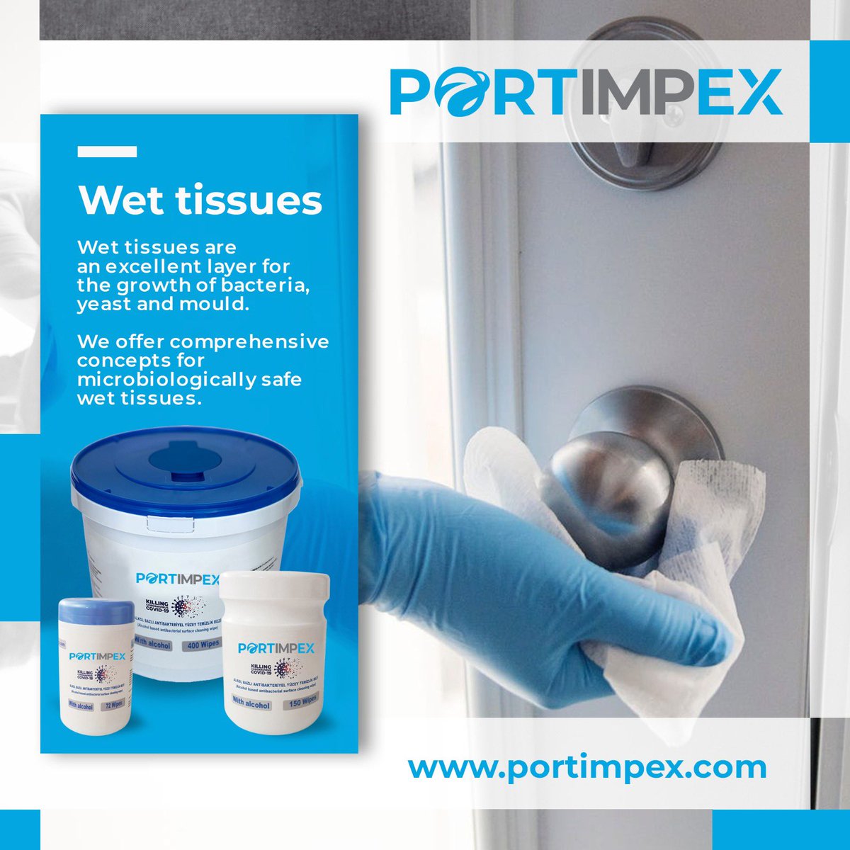 portimpex's tweet photo. Hygienic Wet Wipes for Hands 🖐/ Surfaces 🚪🪟 / Pets 🐶🐱
(Made in Turkey) 🇹🇷
export@portimpex.com
https://t.co/XUiedFsQk4
#hygiene #hygienicwipes #handcleaning #handsanitizing #surfacecleaning #surfacehygiene #petcleaning #cleanworld https://t.co/UOGKx8vWAA