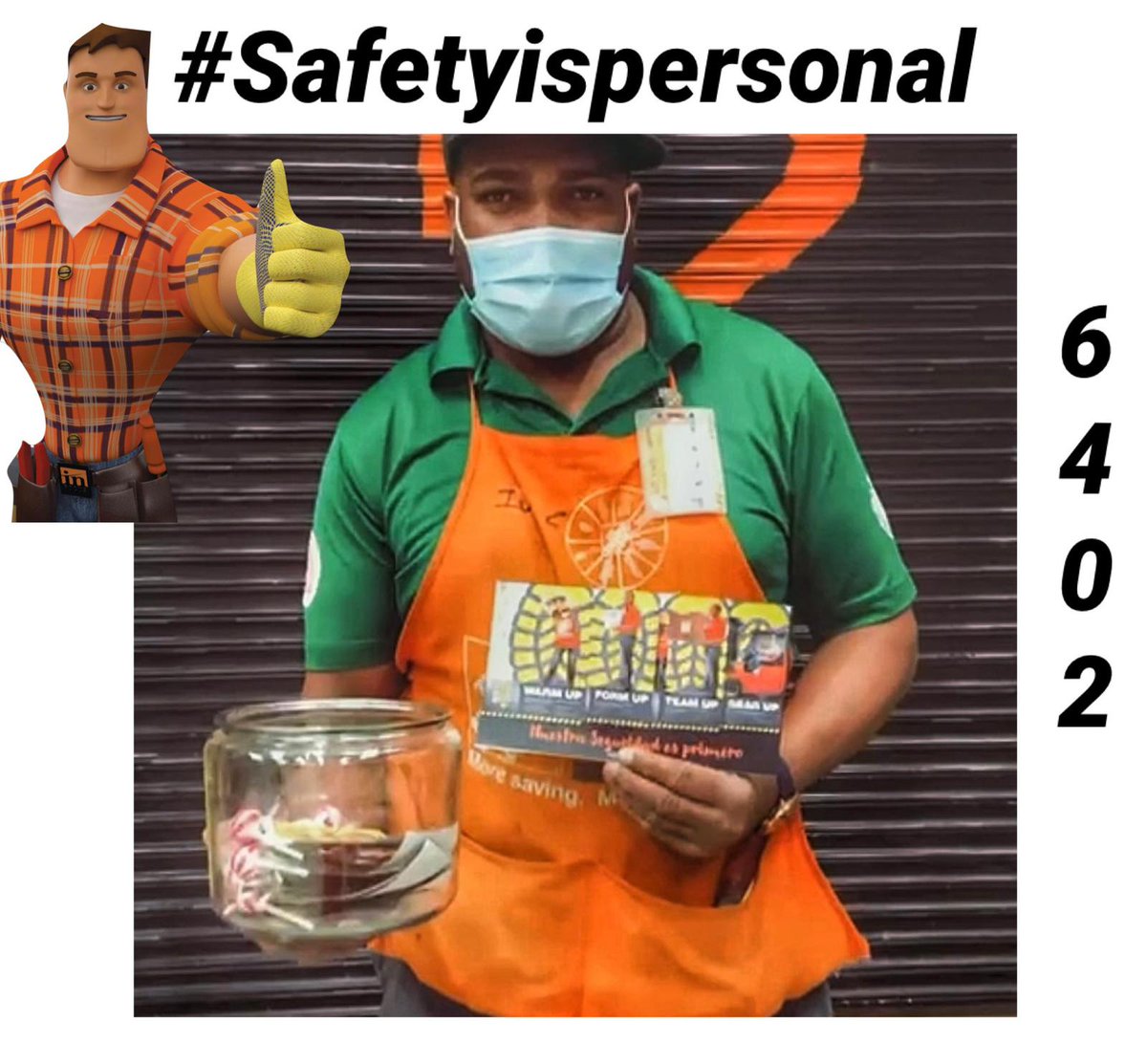 ThdMoran's tweet photo. Gracias a Ivan, uno de los miembros del equipo de Infocus por promover la seguridad en el equipo de freight team.6️⃣4️⃣0️⃣2️⃣👷♂️ #6402safety #safetyispersonal https://t.co/nmUDgoTbBE