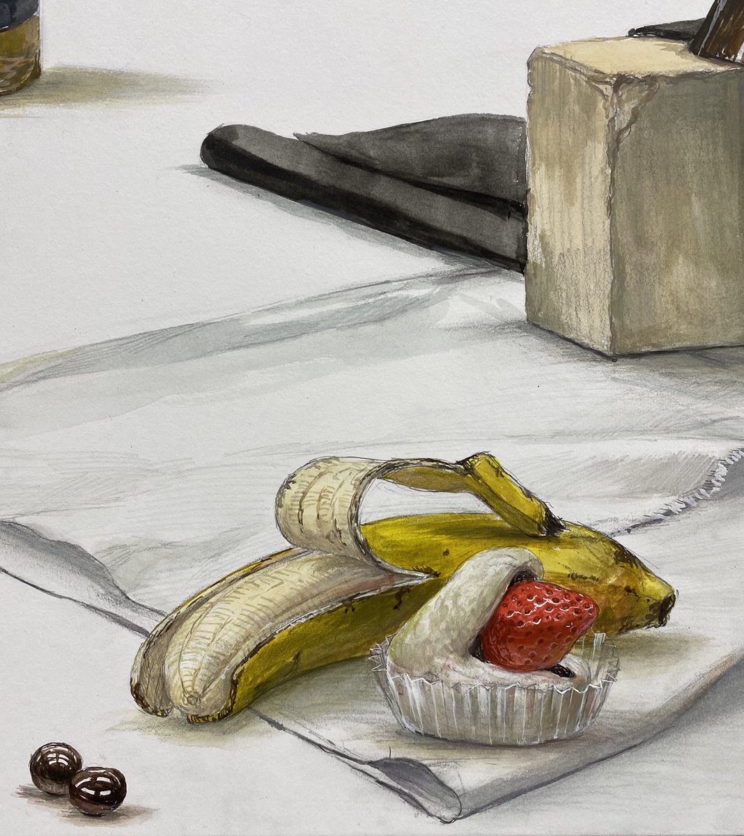 学生作品の紹介です📡 めきめきと描写力が身に付いていますね