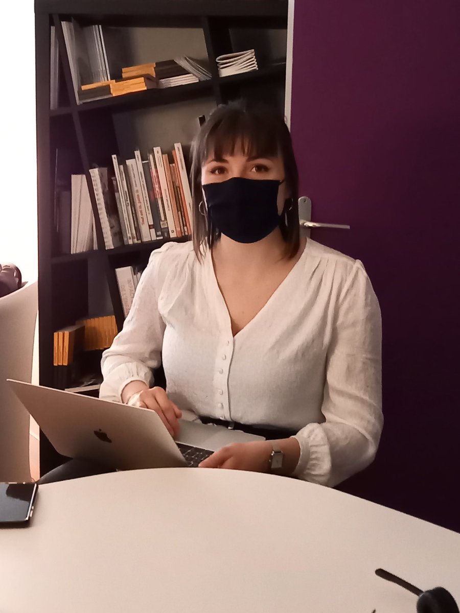 Accueil à la Mado, de Mme Maelys Naslin,  étudiante en Master à Sciences Po Paris. Originaire de #cherbourg , Mme Naslin participe à un projet avec 5 autres étudiants,  commandité par le #ministere de Éducation Nationale sur le #harcelement .