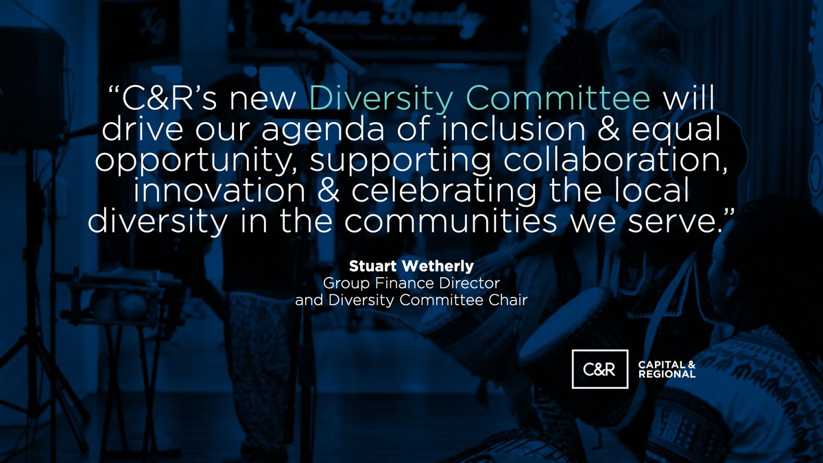 CapRegPLC's tweet image. C&amp;amp;R's latest blog details the work of our new #Diversity Committee, which is driving a renewed focus on inclusion &amp;amp; equal opportunity within the business &amp;amp; our local #communities. Stuart Wetherly, Group Finance Director &amp;amp; Committee Chair, comments capreg.com/media-centre/n… #retail