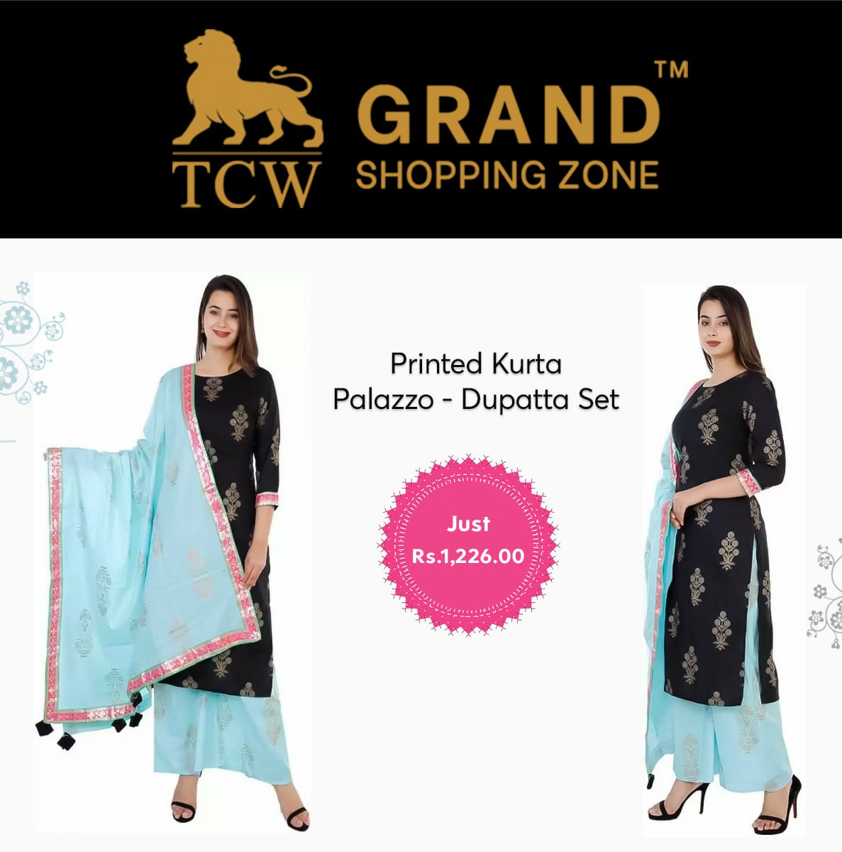TcwGrand's tweet photo. Indian fashion is very unique...

Buy Now : https://t.co/blmmGZimcg

https://t.co/1ql5E8Vitg

#grandshoppingzone #tcw #kurta #suit #buyonline #womenfashions https://t.co/wI2OiSuXBX