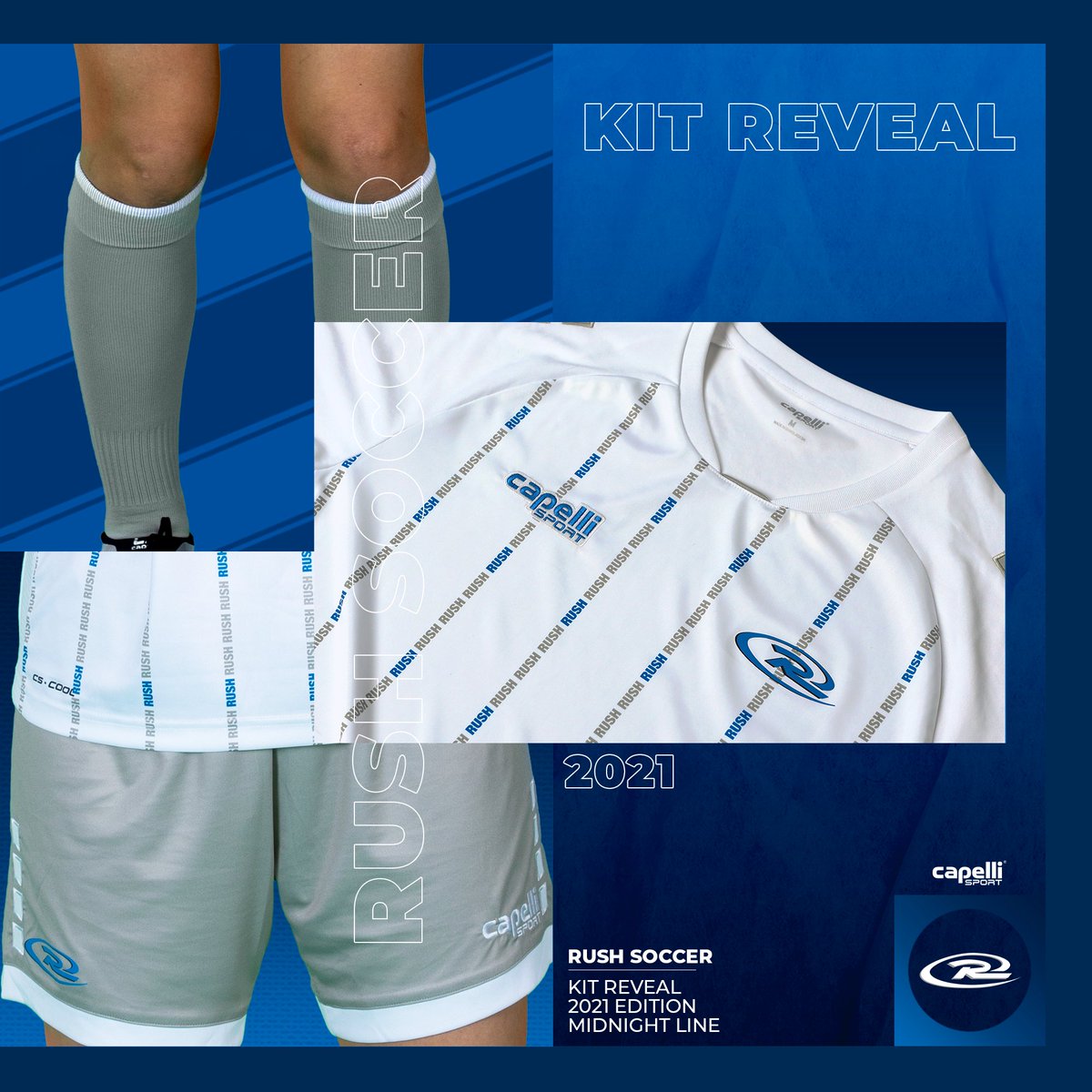 RushSoccer's tweet photo. 🚨Don't look AWAY 🚨
 Introducing our MIDNIGHT LINE ➡️ AWAY KIT!

#MidnightLine 

📸@capellisport @rushsoccer

2️⃣0️⃣2️⃣1️⃣ #RUID
#RushRising  #RushKits2022 #MidnightxRush https://t.co/ZUpr3QE0V3
