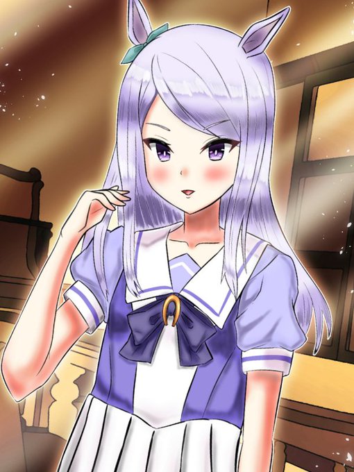 こちら一応、文字なし差分です
#メジロマックイーン 
#ウマ娘プリティーダービー 