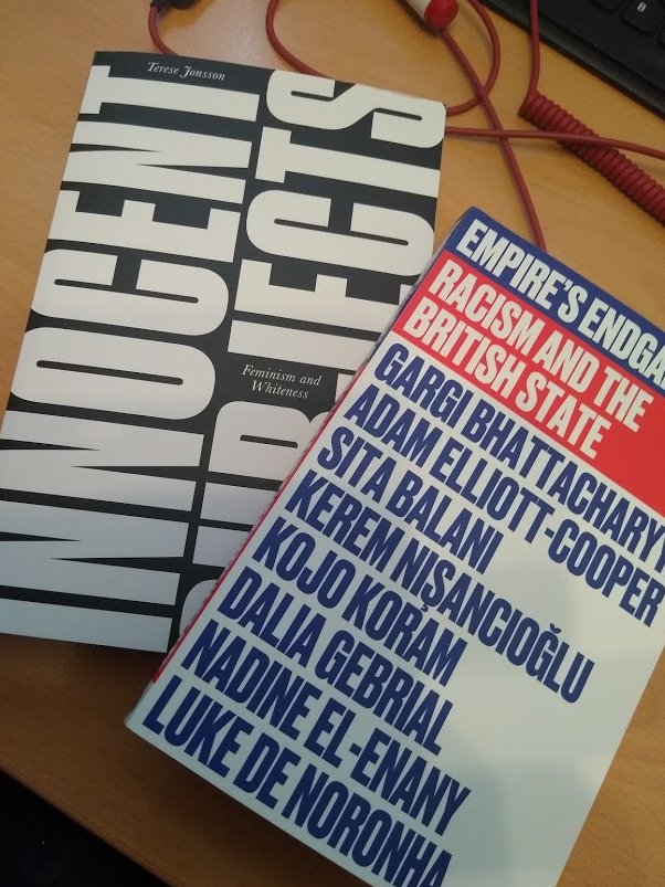 RajivDSidhu's tweet photo. Look what today's post brought! #Excited #Reading #MADissertation #Intersectionality #Racism #EmpiresEndGame #BritishState #Solidarity #CuttingEdge by @terese_tweets  @Gargi_at_home @adamec87   @NadineElEnany @LukeEdeNoronha @sitainshort @KojoKoram @daliagebrial via @PlutoPress https://t.co/5VhwUYIzIl