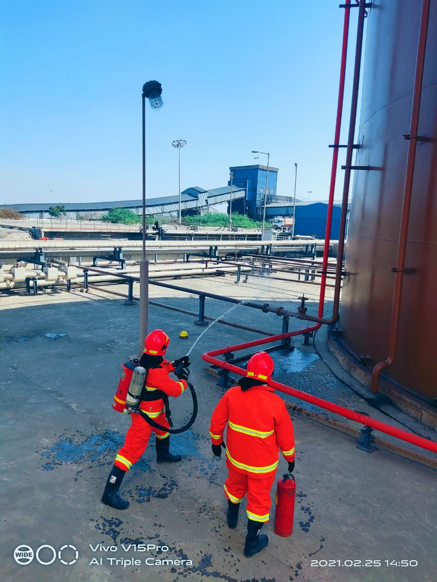 06NDRF's tweet photo. A Joint  Mock Exercise was conducted on #CBRNe (Chemical Emergency) by TEAM 6 NDRF  with Tata  Group &amp; other stakeholders at Coastal Gujarat power Ltd., CGPL Mundra ,Kutch Bhuj, Gujarat, India.
@NDRFHQ 
@TataPower 
#CGPL
#GIDCGujarat
@PIBAhmedabad  
#NDRF4U https://t.co/bHvKntjOt4