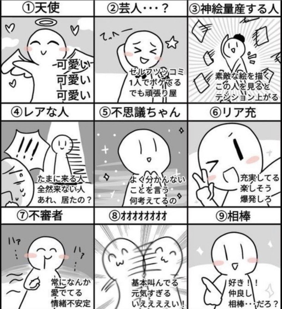 俺ってどれ?
誰かさんから便乗。 