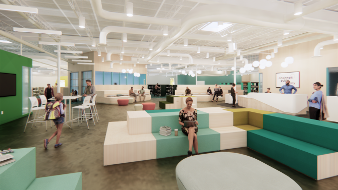 cincylibrary's tweet image. CHPL is excited to unveil the final design renderings for our #NextGenLibrary project at Deer Park, with work set to complete by late summer 2021! Get frequent project updates and new photos: cinlib.org/next-gen-deer-…