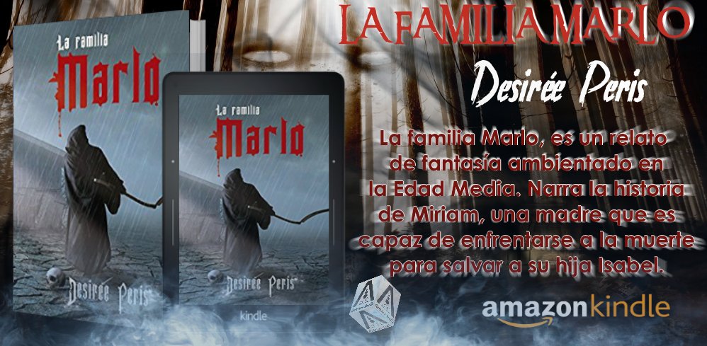 @BoopDesy Un #relato #sobrecogedor ambientado en la época oscura de la peste negra.
LA FAMILIA MARLO 
de @BoopDesy 
Por solo 0,99€ en Kindle.
En papel 4,56€
Gratis en Kindle Unlimited.
amazon.es/dp/B07B2V75P8/…