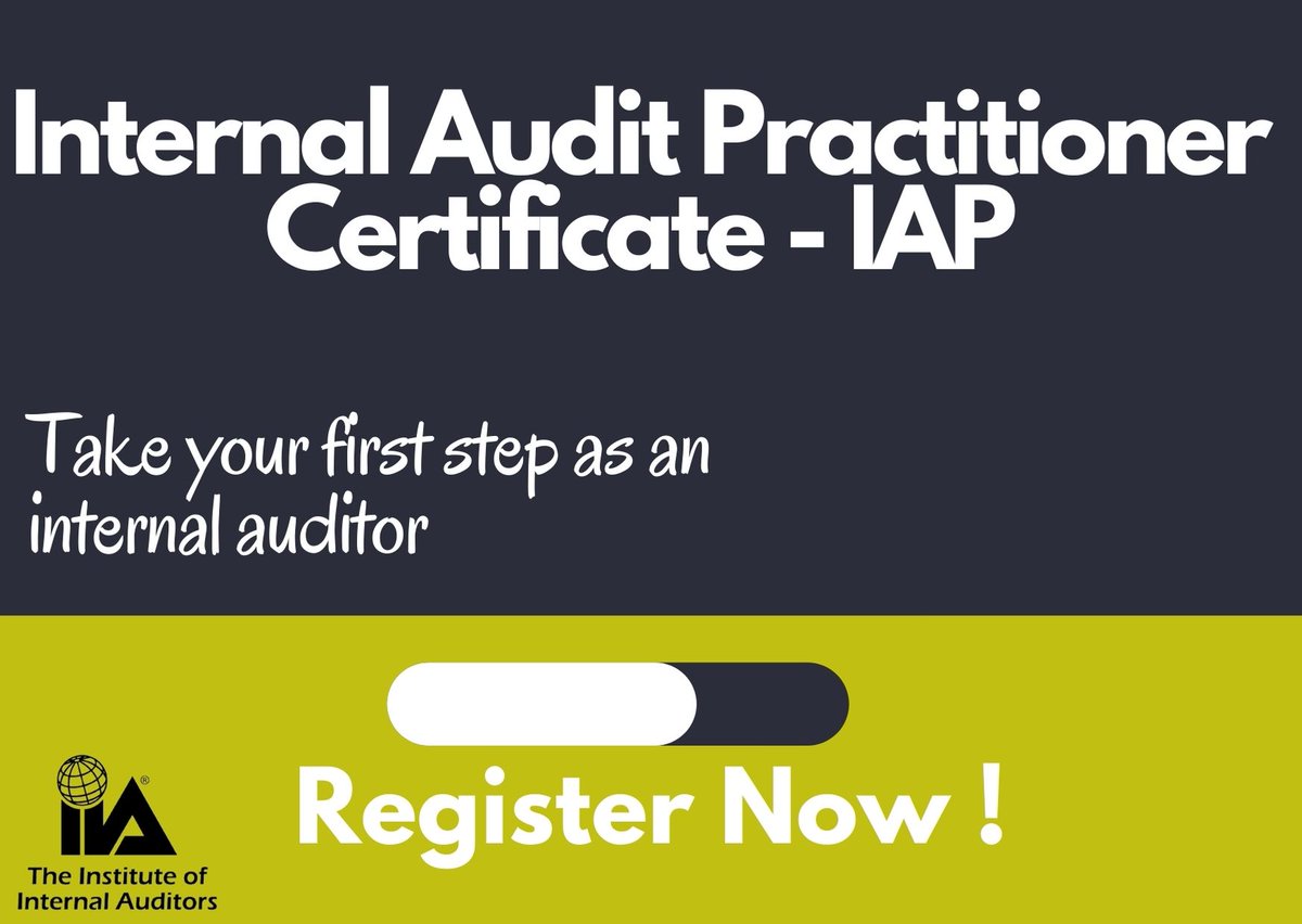 👍 Le premier certificat international accessible à tous, qui vous ouvre les portes du métier d'auditeur, passez l'IAP !
Seulement 8 semaines de cours en ligne (en anglais) compatibles avec vos agendas professionnels.

ifaci.com/certifications…