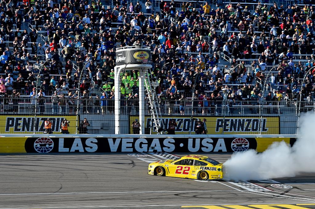 Pennzoil's tweet photo. Will we see the #LoganoLoop for the third consecutive year? Give us your prediction of who will win this year's #Pennzoil400 presented by @jiffylube! #TheProofIsInThePennzoil https://t.co/VItqHYuOLr