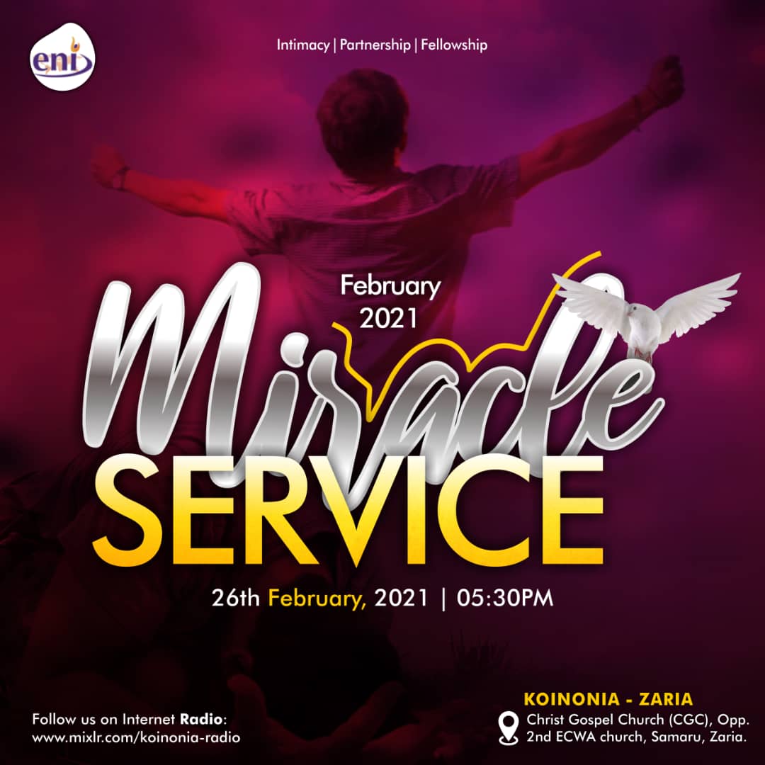 koinoniaeni's tweet photo. Thou art the God that doest wonders: thou hast declared thy strength among the people (Psalm 77:14)

Join us tomorrow Friday 26th for the first Miracle Service of 2021.
#ApostleJoshuaSelman 
#ApostleSelman 
#Koinoniaeni 
#Koinoniaglobal https://t.co/63izwQv1Qy