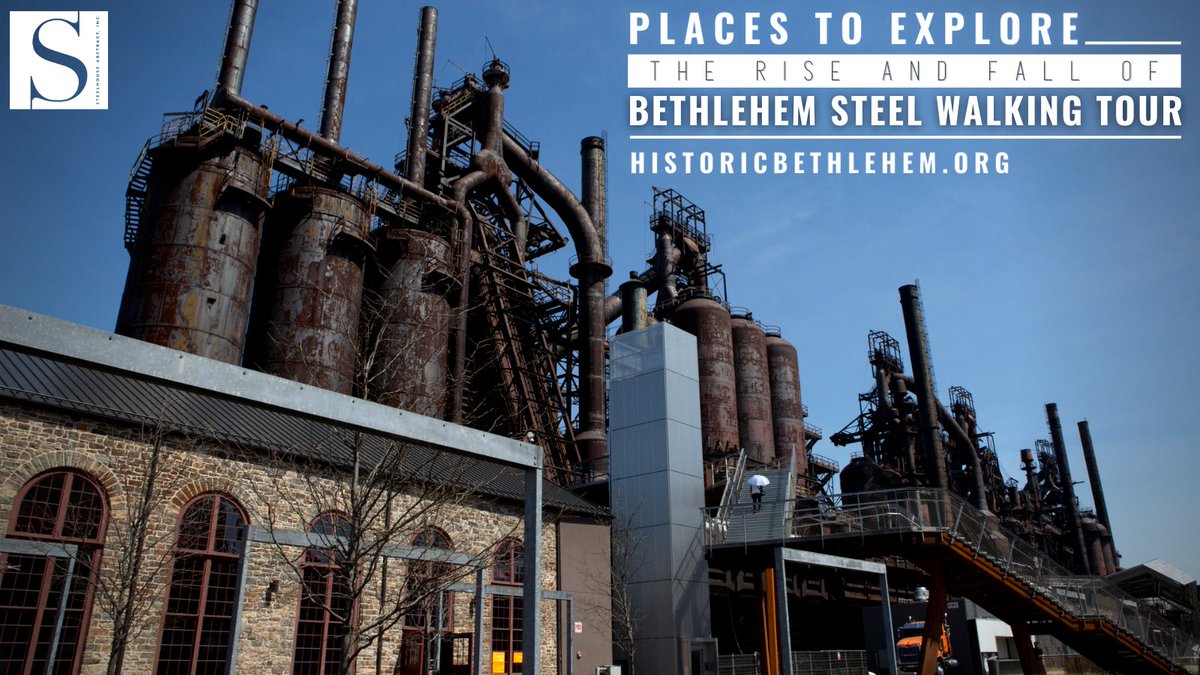 Want to learn more about Bethlehem Steel & its impact in the community & across the U.S. 🚶 The tour presented in partnership with @HistoricBeth takes place along the Hoover-Mason Trestle on Feb 27-28 🎫 bit.ly/2ZPICDv ◀ #history #architecture #bethlehemsteel