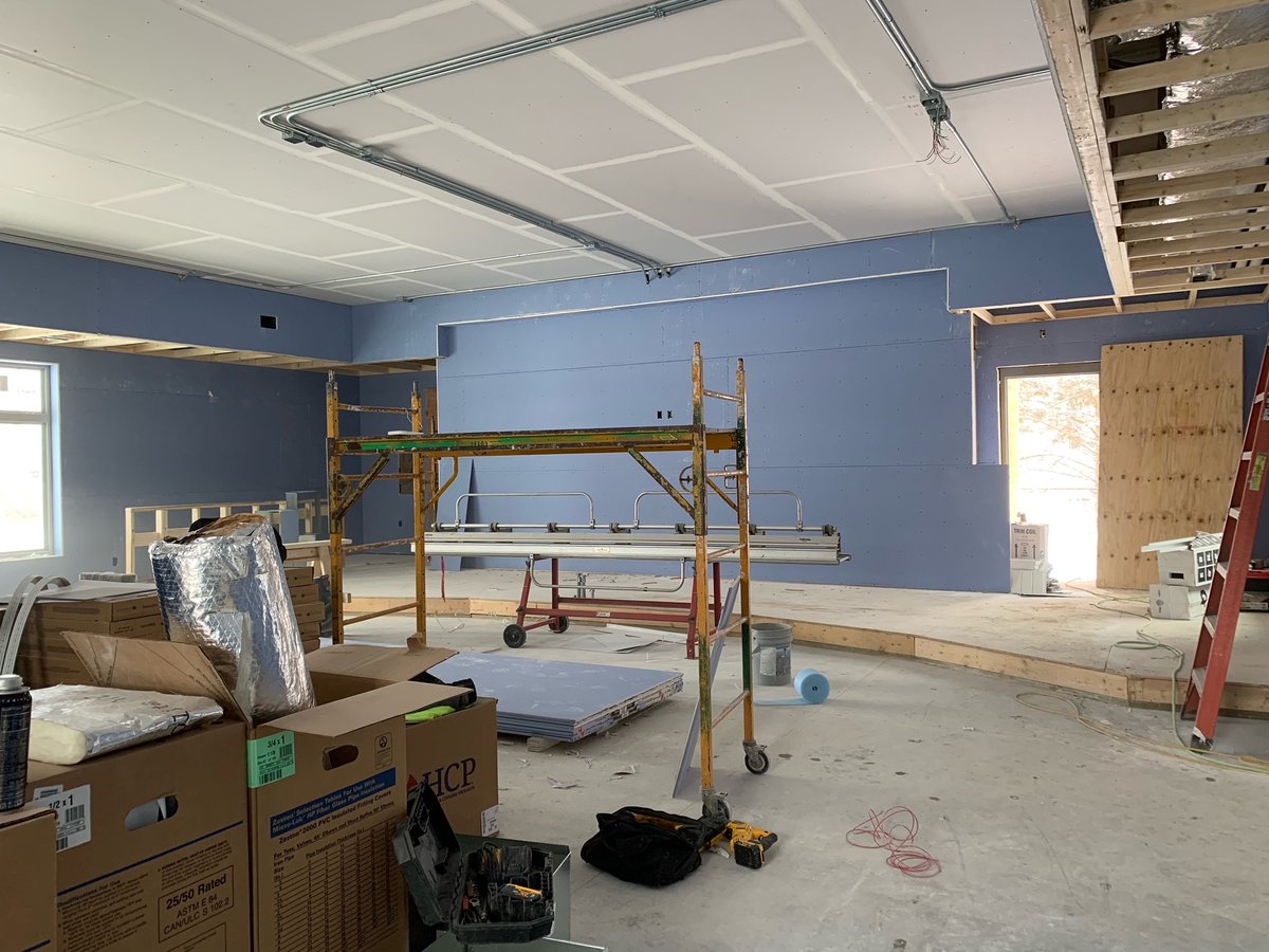 T2Designs's tweet image. Check out some #behindthescenes progress shots of Swartz Creek Community School's administration offices!
#t2designs #commercialinteriordesign
