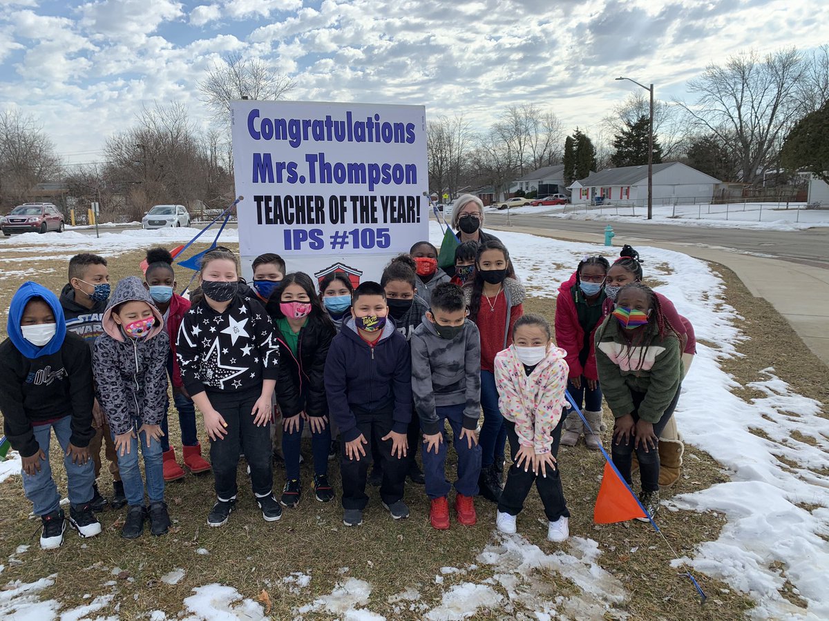 Congrats to our TOY, Mrs Thompson