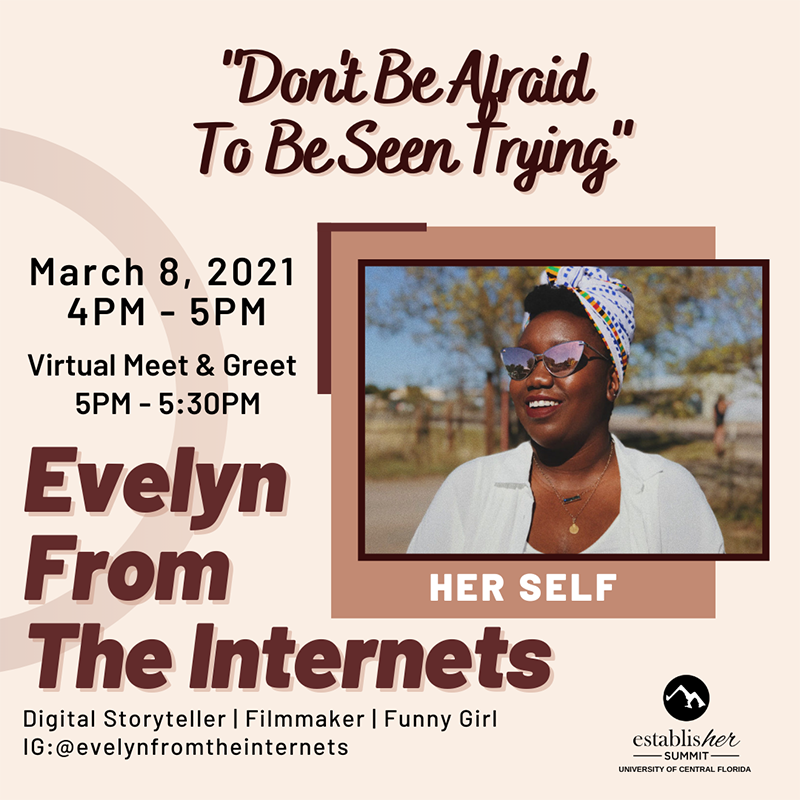 SSWBatUCF's tweet photo. The Establis(HER) Summit is one of a kind and utilizes the talents and skills of womxn hailing from an array of academia and professions. The conference will be hosted March 8 through 10. 

Register today: https://t.co/xseME1NMaS https://t.co/PV95BVXPjT