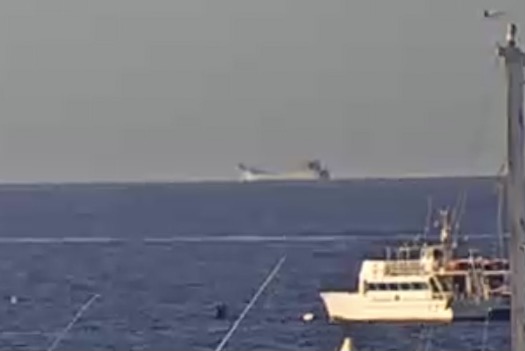 WarshipCam's tweet photo. USAV General Brehon B. Somervell (LSV3) General Frank S. Besson-class logistics support vessel southbound off of Lahaina, Maui - February 25, 2021 #usavgeneralbrehonbsomervell #lsv3 https://t.co/bdDhNuzXz7