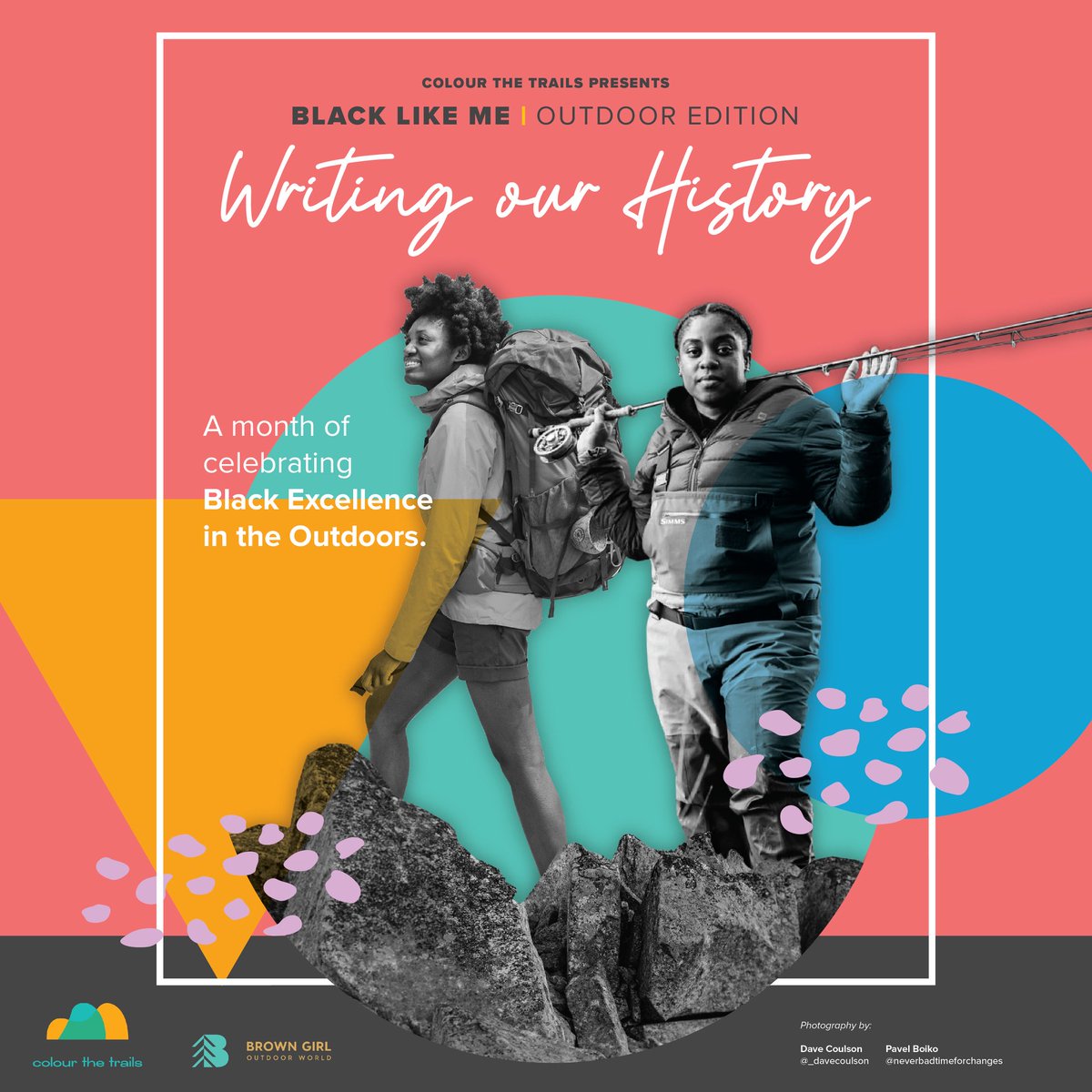 CWF_FCF's tweet photo. #WILDOutside is excited to partner with Colour the Trails to screen "Black Like Me - Outdoor Edition" film festival, a collection of 8 films that celebrate Black excellence in the outdoors and seek to start meaningful conversations about inclusivity. 🏂🚴‍♂️ https://t.co/9fC37rBCOX https://t.co/3U6RRioc0K