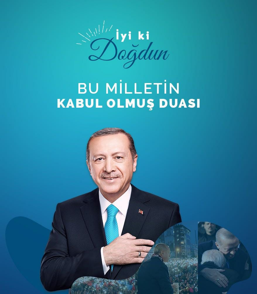 İyi ki doğdun bu milletin kabul olmuş duâsı..

#İyikiDoğdunMilletinAdamı