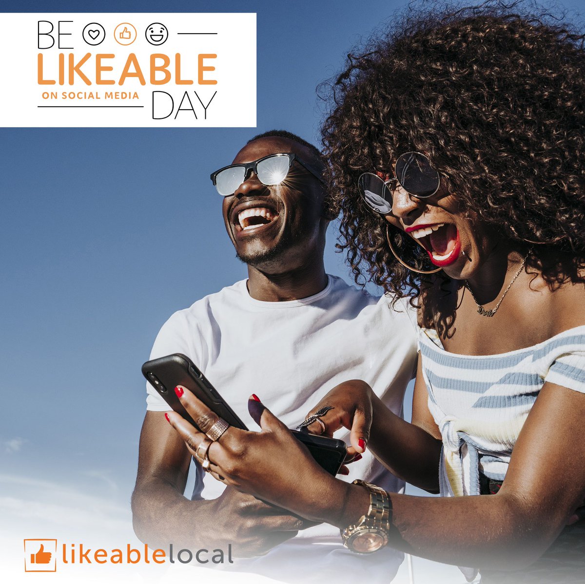 likeablelocal's tweet photo. #SocialMedia has made it easier than ever to spread hate—but it’s just as easy to spread joy.
This Friday, join #LikeableLocal and our friends at #LikeableMedia in celebrating #BeLikeableDay! Take the pledge at https://t.co/xwjolNFS70 https://t.co/76XAnshZAn