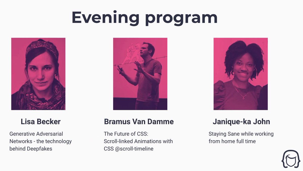 Let's go! #womendotcodebe 🎉 Looking forward to the talks in just a minute :)