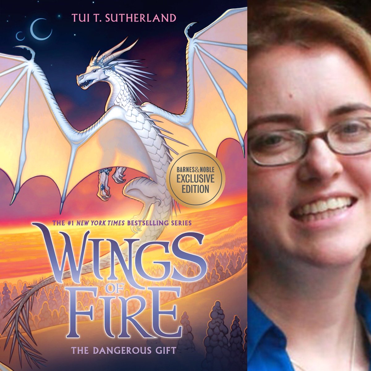 BNOCEANSIDE's tweet photo. @tuisutherland is back with #wingsoffire: THE DANGEROUS GIFT, an action-packed #adventure in which #Snowfall, queen of the #IceWings, fights for the survival of dragonkind.

@scholasticinc #bnexclusiveedition #dragon #bnkids #bnkidsclub #mybn @bnbuzz #142bn https://t.co/WXWFuJARrs